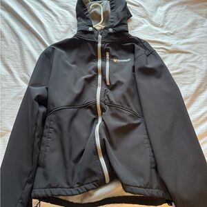 Guinness Black and Cream Hooded Jacket